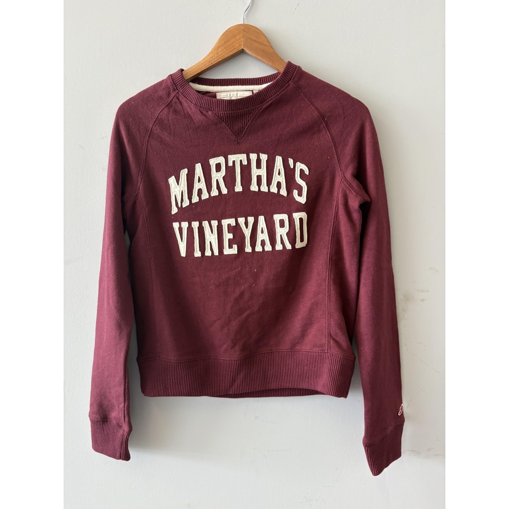 League Collegiate Outfitters Sweatshirt Womens Small Maroon Martha's Vineyard